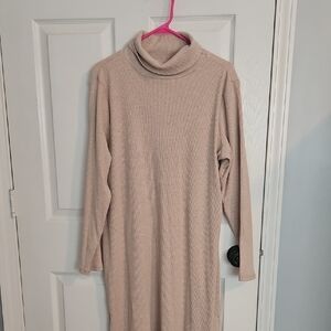 Old Navy Ribbed Knit Sweater Dress - Cream